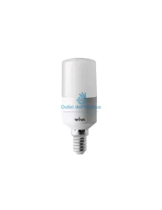 Ampoule LED tubulaire basique opale T40 E14 9W 3000K Wiva 12100386